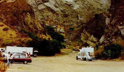 Film Crew in Bronson Canyon